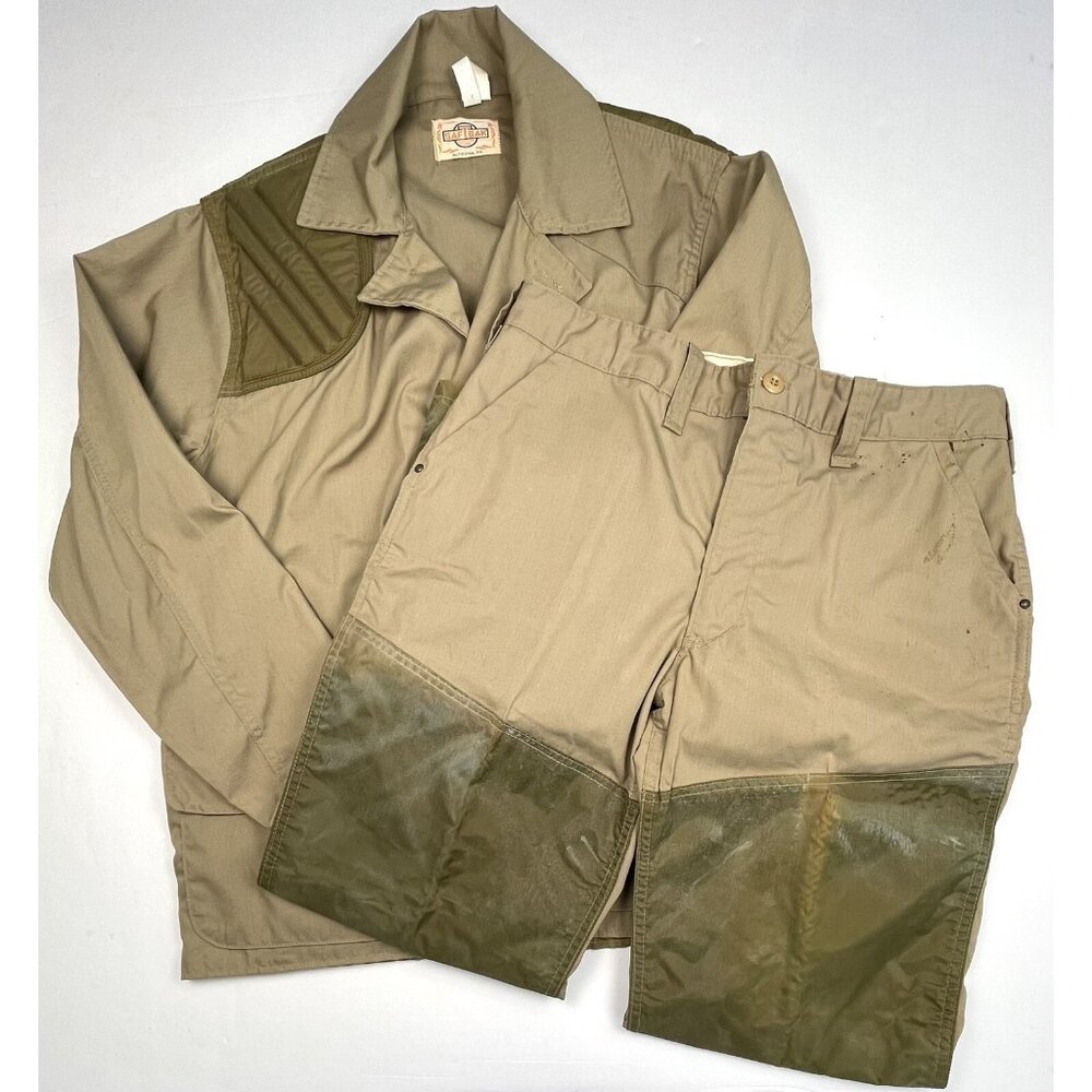 VTG SafTBak Bird Duck Waterfowl Hunting Jacket M & Pants 36x30 Coat Canvas READ